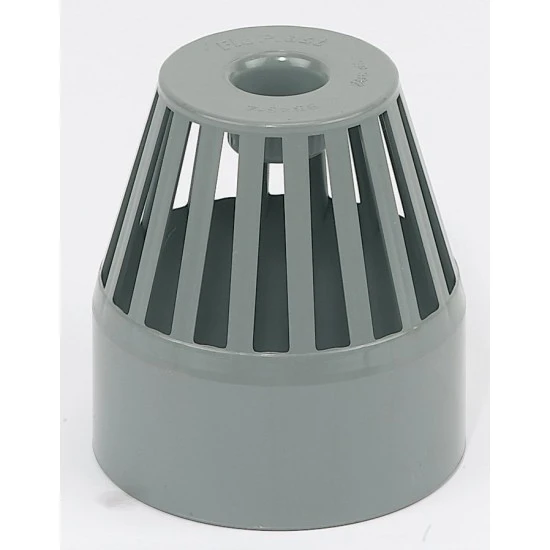 110mm Soil Pipe Grey Roof  Cowl SP302G