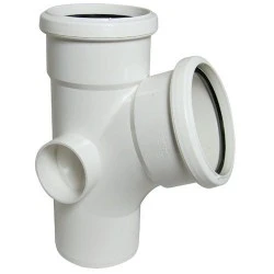 112.5 White Degree Push-Fit T Branch 112.5 White Degree Push-Fit T Branch