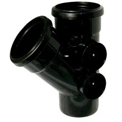 Soil Pipe 135º Branch Black Soil Pipe 135º Branch Black