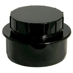 Soil Pipe Screwed Access Cap Black Soil Pipe Screwed Access Cap Black