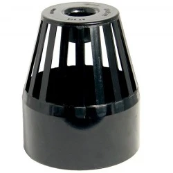 Soil Pipe Roof Cowl - Black Vent Terminal (SP302B) Soil Pipe Roof Cowl - Black Vent Terminal (SP302B)