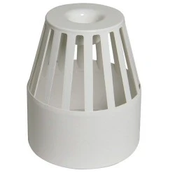 Soil Pipe Cowl White 
