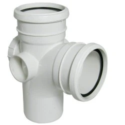 Soil Pipe 92.5º Access Branch White