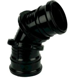 Soil Pipe Adjustable Bend 0-90º Black Soil Pipe Adjustable Bend 0-90º Black