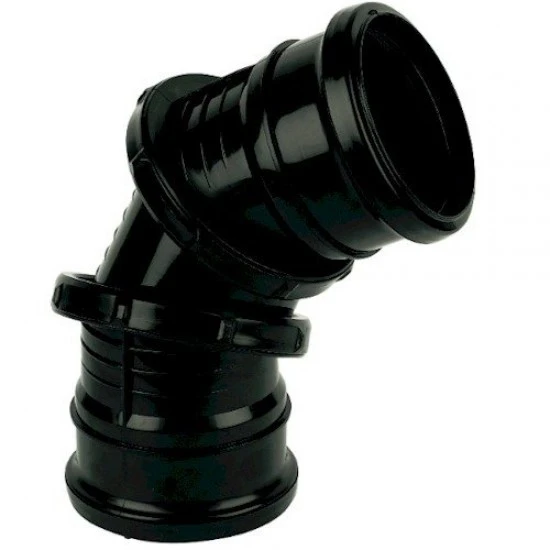Soil Pipe Adjustable Bend 0-90º Black Soil Pipe Adjustable Bend 0-90º Black