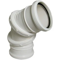 White 110mm Adjustable Bend 0-90º White 110mm Adjustable Bend 0-90º