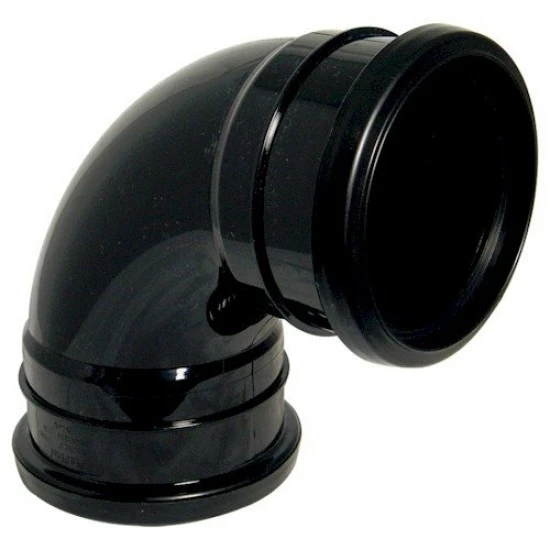 Soil Pipe 90º Black Bend Double Socket Soil Pipe 90º Black Bend Double Socket