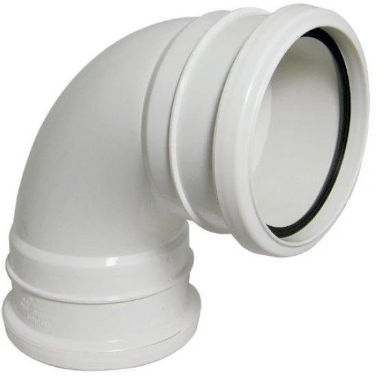 White 90º Bend Double Socket White 90º Bend Double Socket
