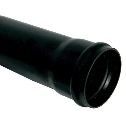 Soil Pipe - 4m Black 