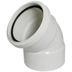 Soil Pipe 135º Offset Bend - Top White 