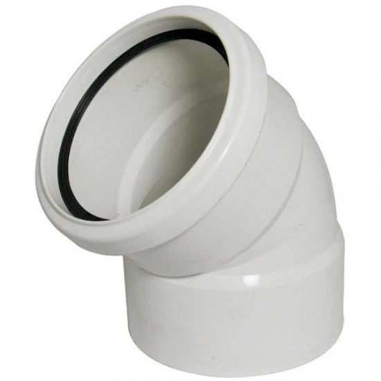 Soil Pipe 135º Offset Bend - Top White 