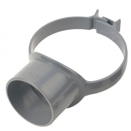 110mm Grey Soil Pipe Strap On Boss SP319G