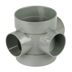 (SP583G) Short Boss Pipe Grey
