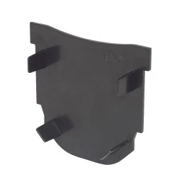 FloDrain Closed End Cap Black 115mm x 103mm