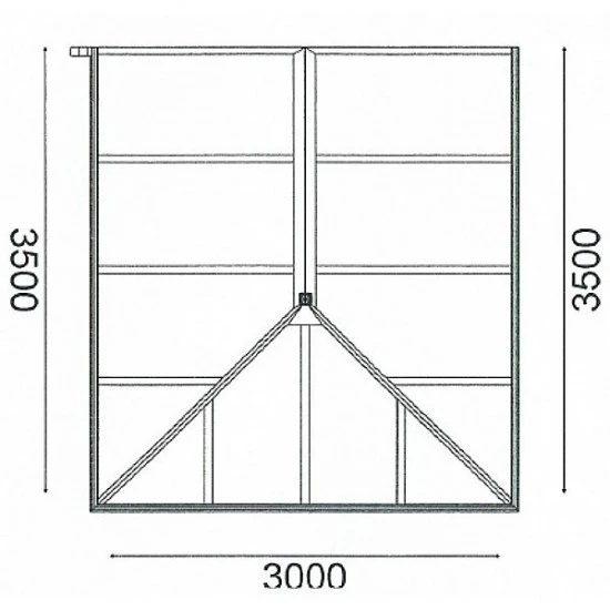 Conservatory 3.0m x 3.5m Edwardian On Dwarf Walls Conservatory 3.0m x 3.5m Edwardian On Dwarf Walls