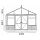 Conservatory 4.0m x 4.5m Edwardian On Dwarf Walls 