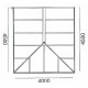 Conservatory 4.0m x 4.5m Edwardian On Dwarf Walls 