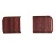 Mahogany Window Board End Caps 1 pair