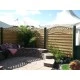 PVCu Plastic Brown In-line Garden Fence Post