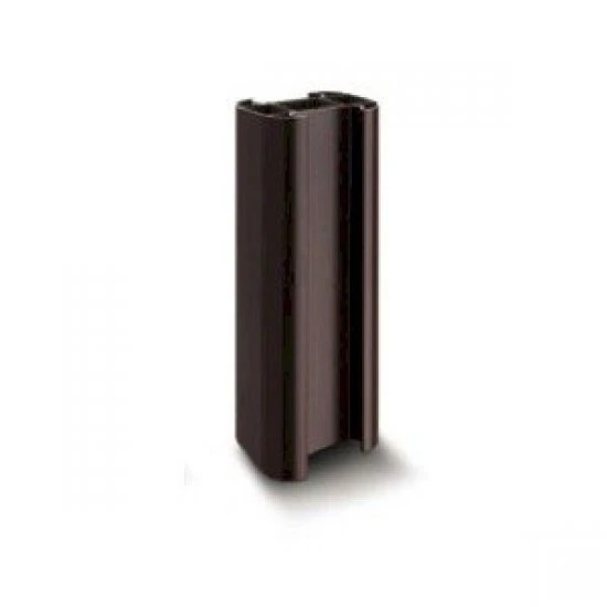 PVCu Plastic Brown In-line Garden Fence Post
