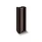 PVCu Plastic Brown In-line Garden Fence Post