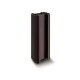 PVCu Plastic Brown In-line Garden Fence Post
