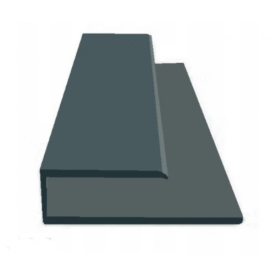Starter Trim / J-Section for Hollow Soffit - Plain Anthracite Grey