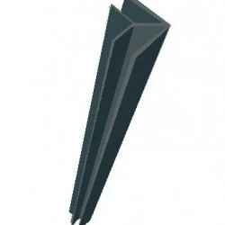 External Corner Trim for Hollow Soffit - Plain Anthracite Grey 2.495M External Corner Trim for Hollow Soffit - Plain Anthracite Grey 2.495M