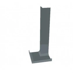 300mm Internal Square Corner - Plain Anthracite Grey