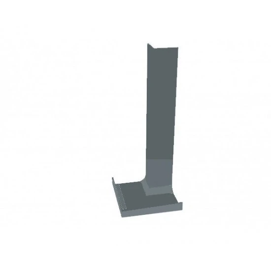 300mm Internal Square Corner - Plain Anthracite Grey