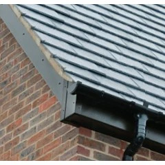 Plain anthracite grey fascia boards