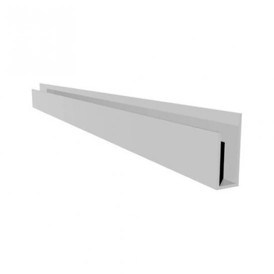 Starter Trim / J-Section for Hollow Soffit - Dark Grey