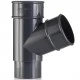 Anthracite 7016 Round Down Pipe Y Branch