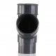 Anthracite 7016 Round Down Pipe Y Branch