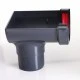 Anthracite 7016 Round Gutter Stop End Running Outlet