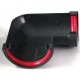 Anthracite 7016 Round Gutter 90 Degree Angle