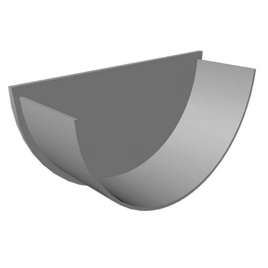 Deepflow/ Anthracite Grey Internal Stopend - RAL 7016 - uPVC