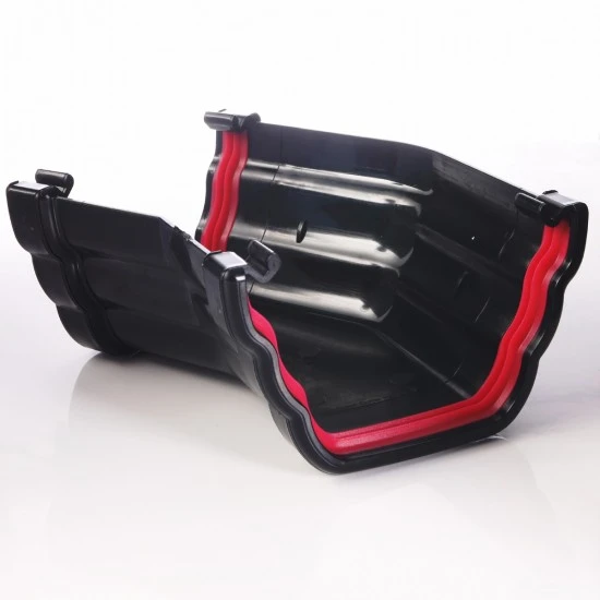 Ogee Guttering 135 Degree Angle Black