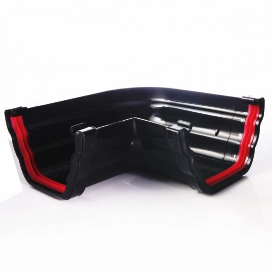 Ogee Guttering 90 Degree Angle Black