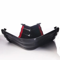 Ogee Guttering 90 Degree Angle Black Ogee Guttering 90 Degree Angle Black