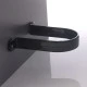 Black - Round Pipe Clip (Stand-Off) - uPVC Black - Round Pipe Clip (Stand-Off) - uPVC