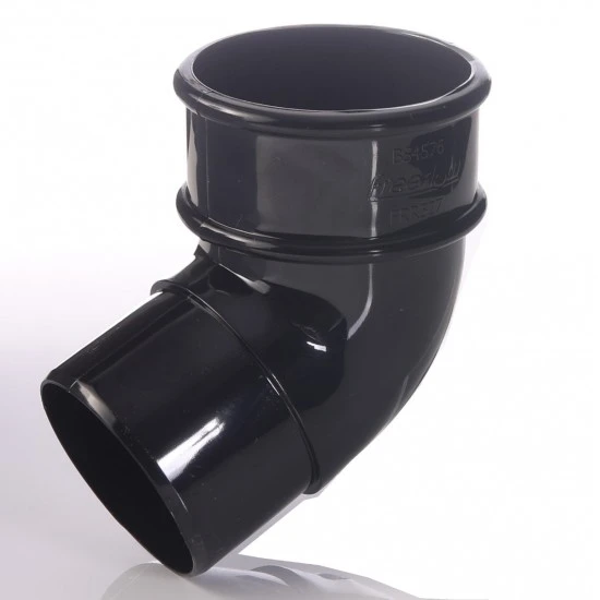112° Offset Bend - Black Round