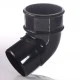 112° Offset Bend - Black Round