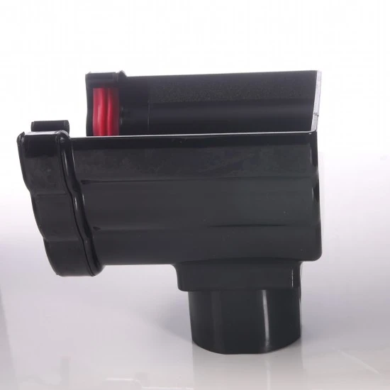 Ogee Guttering Stop End Out Let Black