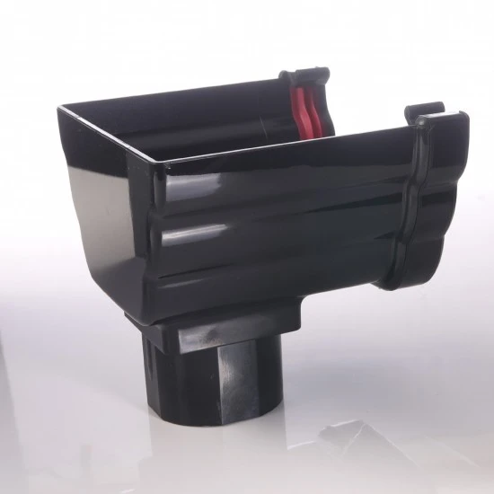 Ogee Guttering Stop End Out Let Black