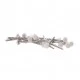 White Plastic Head Pins - 200 Pieces x 40mm