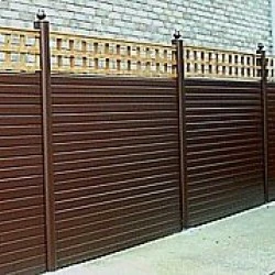 Plastic Gravel Boards 300mm Brown