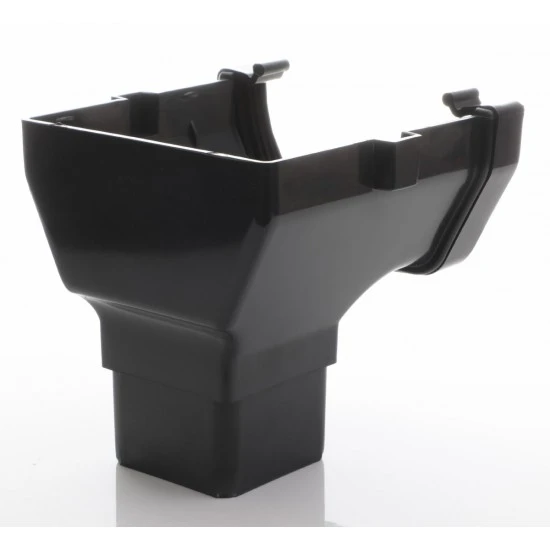 Anthracite Square Square Stop End Outlet 7016  