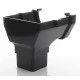 Anthracite Square Square Stop End Outlet 7016  
