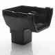Anthracite Square Square Stop End Outlet 7016  